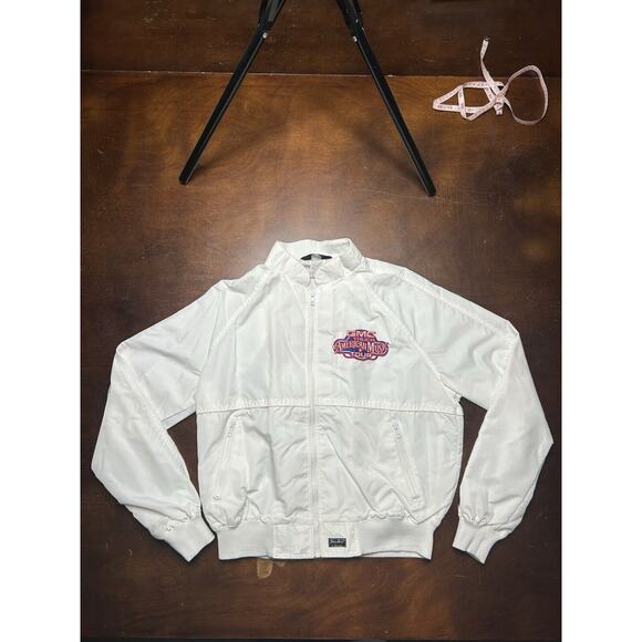 VTG 90s GMC American Music Tour Tony Lama Full Zip Up Windbreaker Jacket - Picture 11 of 12